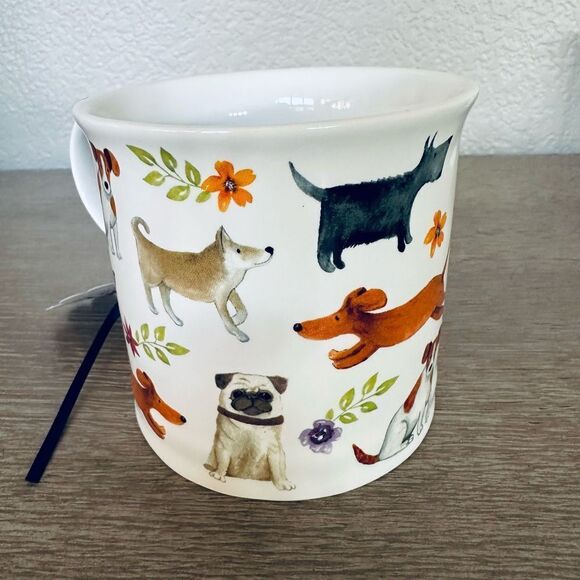 Dogs Graphic Ceramic Coffee Mug Cup Made in England - Picture 4 of 4